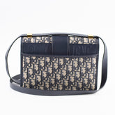 Christian Dior Montaigne 30 Navy Oblique